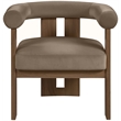 Meridian Furniture Arienzo Taupe Velvet Upholstered Accent Chair