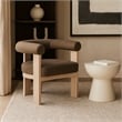 Meridian Furniture Arienzo Brown Velvet Upholstered Accent Chair