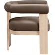 Meridian Furniture Arienzo Brown Velvet Upholstered Accent Chair