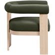 Meridian Furniture Arienzo Green Velvet Upholstered Accent Chair
