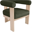 Meridian Furniture Arienzo Green Velvet Upholstered Accent Chair