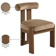 Meridian Furniture Arienzo Beige Velvet Upholstered Dining Chair (Set of 2)