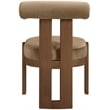 Meridian Furniture Arienzo Beige Velvet Upholstered Dining Chair (Set of 2)