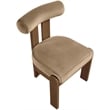 Meridian Furniture Arienzo Beige Velvet Upholstered Dining Chair (Set of 2)