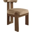 Meridian Furniture Arienzo Beige Velvet Upholstered Dining Chair (Set of 2)