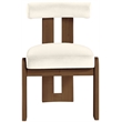 Meridian Furniture Arienzo Cream Velvet Upholstered Dining Chair (Set of 2)