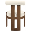 Meridian Furniture Arienzo Cream Velvet Upholstered Dining Chair (Set of 2)