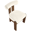 Meridian Furniture Arienzo Cream Velvet Upholstered Dining Chair (Set of 2)