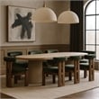 Meridian Furniture Arienzo Green Velvet Upholstered Dining Chair (Set of 2)