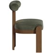Meridian Furniture Arienzo Green Velvet Upholstered Dining Chair (Set of 2)