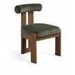 Meridian Furniture Arienzo Green Velvet Upholstered Dining Chair (Set of 2)
