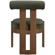 Meridian Furniture Arienzo Green Velvet Upholstered Dining Chair (Set of 2)