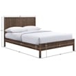 Meridian Furniture Kivo Walnut Solid Wood King Bed