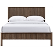 Meridian Furniture Kivo Walnut Solid Wood Queen Bed