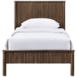 Meridian Furniture Kivo Walnut Solid Wood Twin Bed