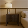 Meridian Furniture Kivo Walnut Solid Wood Nightstand