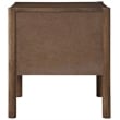 Meridian Furniture Kivo Walnut Solid Wood Nightstand