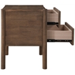 Meridian Furniture Kivo Walnut Solid Wood Nightstand