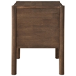 Meridian Furniture Kivo Walnut Solid Wood Nightstand