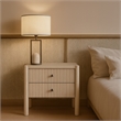 Meridian Furniture Kivo Natural Solid Wood Nightstand
