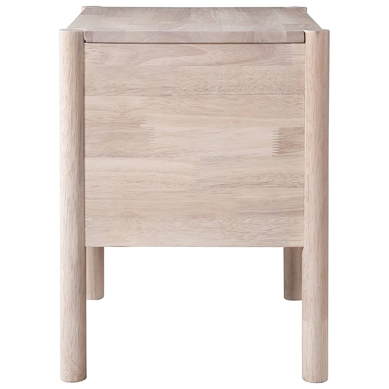 Meridian Furniture Kivo Natural Solid Wood Nightstand