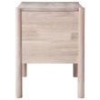 Meridian Furniture Kivo Natural Solid Wood Nightstand