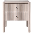 Meridian Furniture Kivo Natural Solid Wood Nightstand