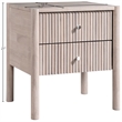 Meridian Furniture Kivo Natural Solid Wood Nightstand