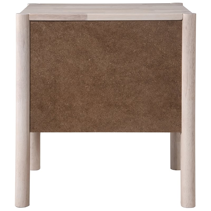 Meridian Furniture Kivo Natural Solid Wood Nightstand