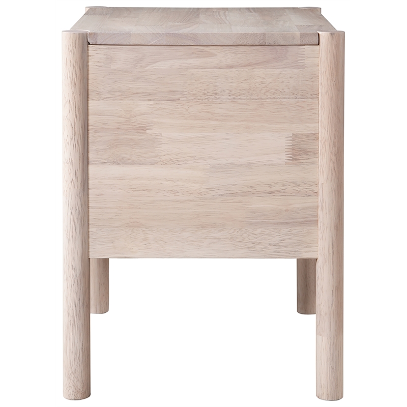 Meridian Furniture Kivo Natural Solid Wood Nightstand