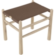 Meridian Furniture Santos Brown Vegan Leather Upholstered Bench