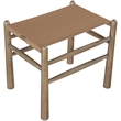 Meridian Furniture Santos Brown Vegan Leather Upholstered Bench