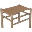 Meridian Furniture Santos Brown Vegan Leather Upholstered Bench