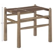 Meridian Furniture Santos Brown Vegan Leather Upholstered Bench