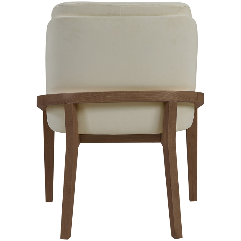 Meridian Furniture Navo Beige Vegan Leather Upholstered Dining Chair