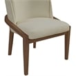 Meridian Furniture Navo Beige Vegan Leather Upholstered Dining Chair