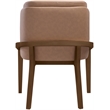 Meridian Furniture Navo Brown Vegan Leather Upholstered Dining Chair