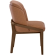 Meridian Furniture Navo Cognac Vegan Leather Upholstered Dining Chair