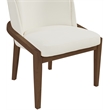 Meridian Furniture Navo Cream Vegan Leather Upholstered Dining Chair
