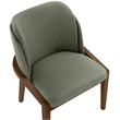 Meridian Furniture Navo Green Vegan Leather Upholstered Dining Chair