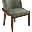 Meridian Furniture Navo Green Vegan Leather Upholstered Dining Chair