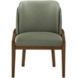 Meridian Furniture Navo Green Vegan Leather Upholstered Dining Chair