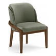 Meridian Furniture Navo Green Vegan Leather Upholstered Dining Chair