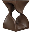 Meridian Furniture Jula Brown Indoor/Outdoor Concrete End Table