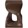 Meridian Furniture Jula Brown Indoor/Outdoor Concrete End Table