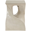 Meridian Furniture Jula Beige Indoor/Outdoor Concrete End Table