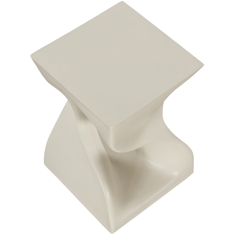Meridian Furniture Jula Taupe Indoor/Outdoor Concrete End Table