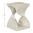 Meridian Furniture Jula Taupe Indoor/Outdoor Concrete End Table