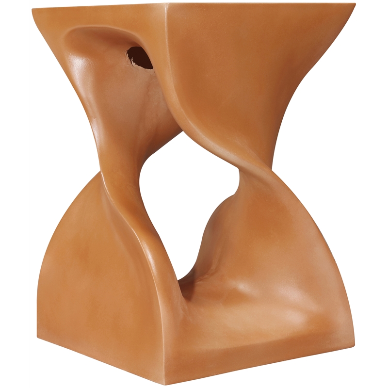 Meridian Furniture Jula Terracotta Indoor/Outdoor Concrete End Table