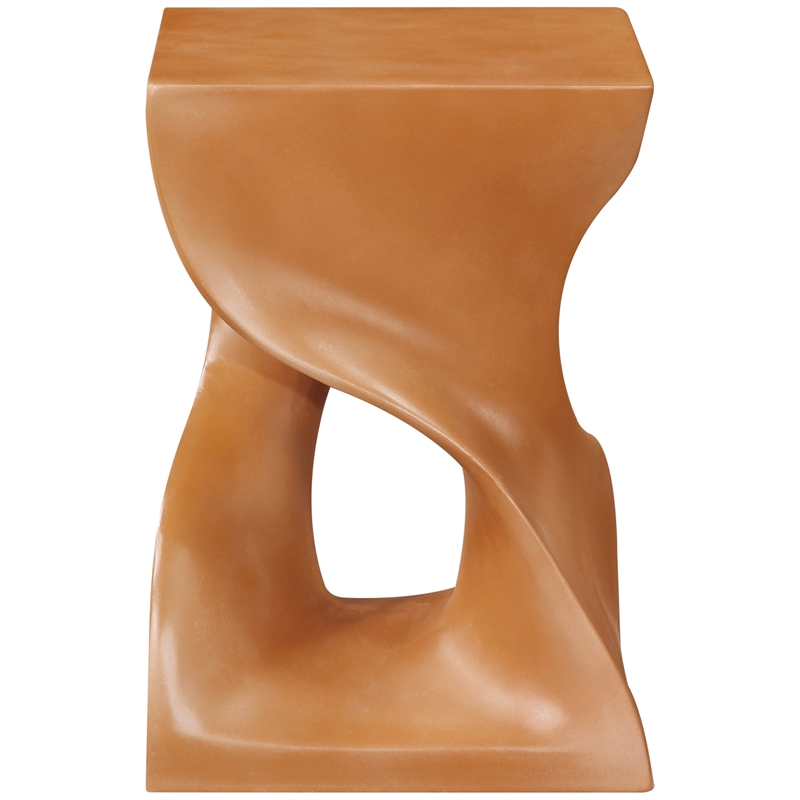 Meridian Furniture Jula Terracotta Indoor/Outdoor Concrete End Table